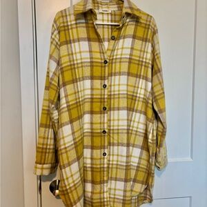 Yellow Plaid Shacket